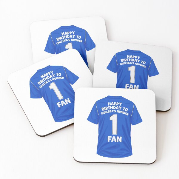 Item preview, Chelsea Number One Fan Football Birthday Design designed and sold by The Home Of Pink Peach.