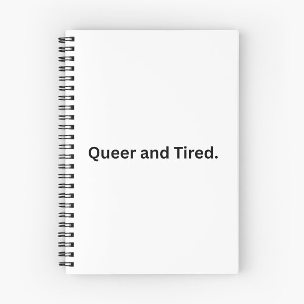 Item preview, Queer and Tired. - Black Text designed and sold by Prideful-Koala.