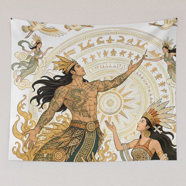 Item preview, Vietnamese Mythological Legend: Dragon Lord and Fairy Princess #1 designed and sold by Rising Drake.
