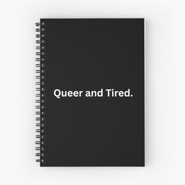 Item preview, Queer and Tired. - White Text designed and sold by Prideful-Koala.