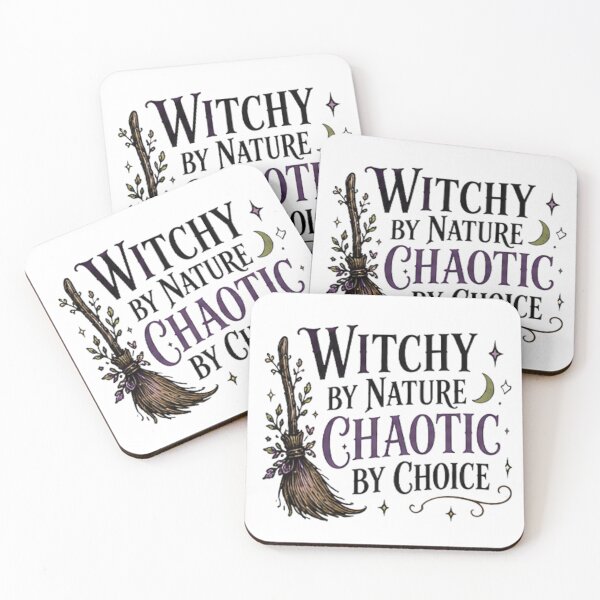 Item preview, Witchy by Nature, Chaotic by Choice designed and sold by Edenglow Prints & Peculiars.