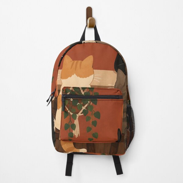 Item preview, Cozy Cat Cafe Barista Kitten Coffee Shop Botanical Retro Aesthetic Graphic designed and sold by The Upside Down.