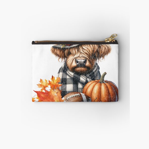 Item preview,  Autumn Highland Cow with Pumpkin & Football – It’s Fall Y’all designed and sold by NotasCreativa.