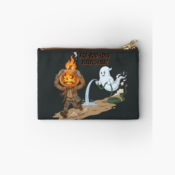 Item preview, Fab-BOO-lous Firefighter Ghost - Scarecrow | Halloween designed and sold by GuildedWordGraphics.