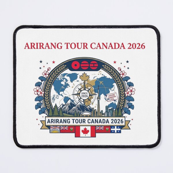 Item preview, BTS ARIRANG Tour Canada 2026 Inspired K-Pop Travel Design designed and sold by Palette & Hue.
