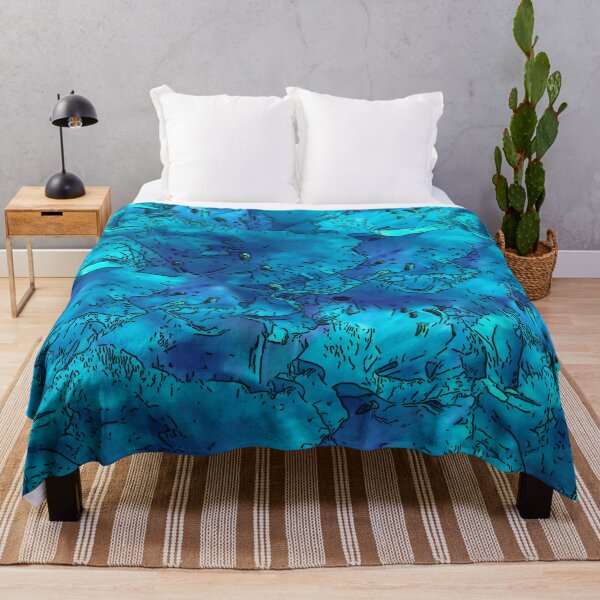 Item preview, Blue Azalea Pattern, Abstract designed and sold by Brightside-art.