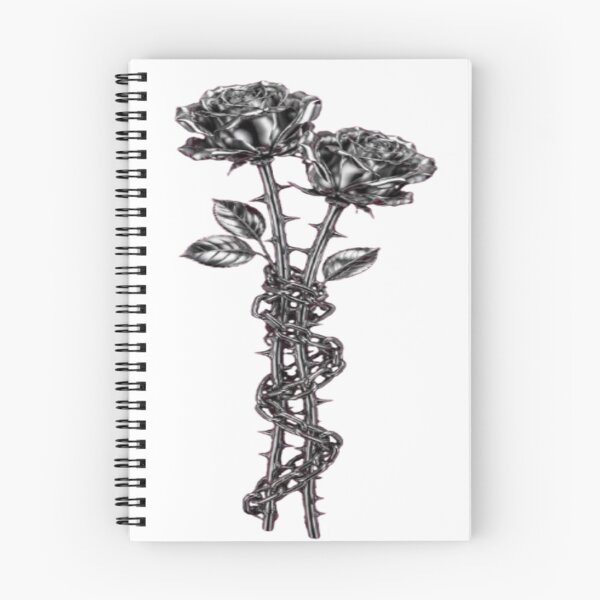 Item preview, Barbed Wire Black Roses Gothic Tattoo. designed and sold by BaddieNz.