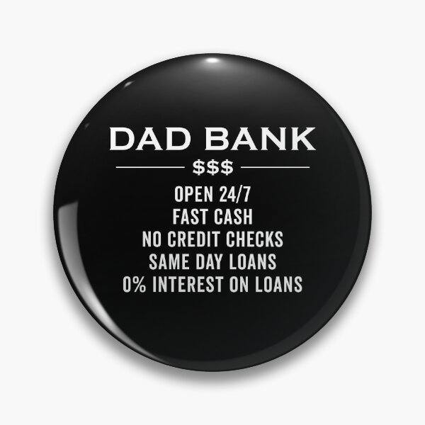 Item preview, Dad Bank Funny designed and sold by charoen-design.