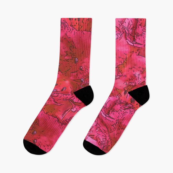 Item preview, Red Azalea Pattern, Abstract designed and sold by Brightside-art.