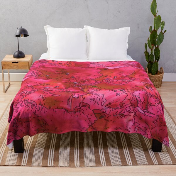 Item preview, Red Azalea Pattern, Abstract designed and sold by Brightside-art.