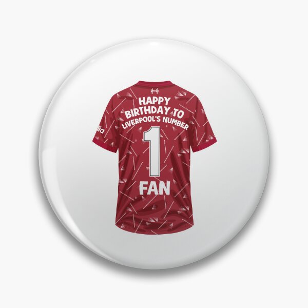 Item preview, Liverpool Number One Fan Football Birthday Design designed and sold by The Home Of Pink Peach.