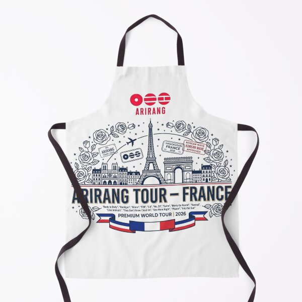Item preview, BTS ARIRANG Tour France 2026 Inspired Paris World Tour Design designed and sold by Palette & Hue.