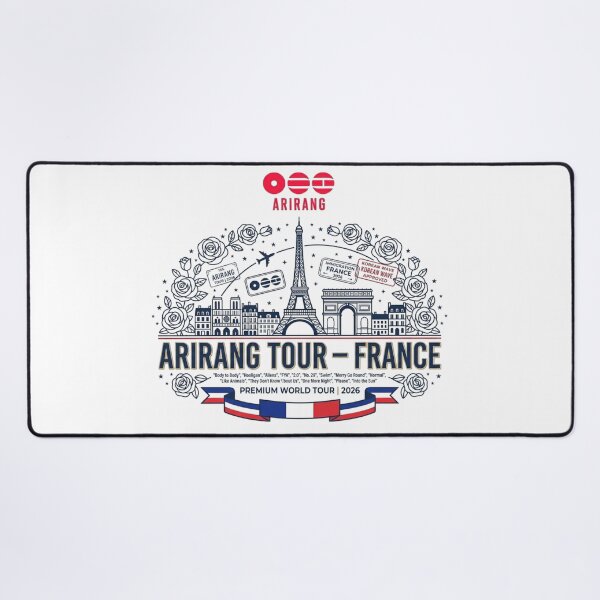 Item preview, BTS ARIRANG Tour France 2026 Inspired Paris World Tour Design designed and sold by Palette & Hue.