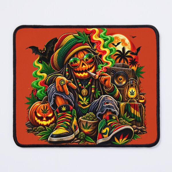 Item preview, Yard Of The Dead | Rasta Halloween & Reggae Vibes designed and sold by digitalbob60.