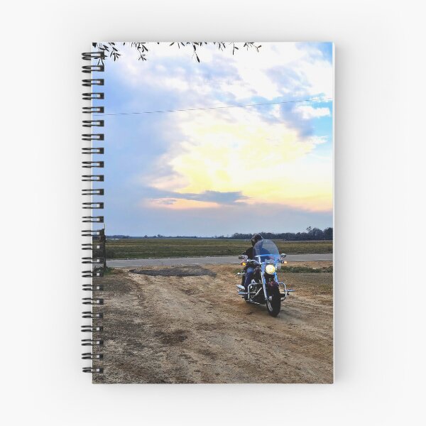 Item preview, Motorcyclist Approaching at Sunset designed and sold by Stacey's unpromised.