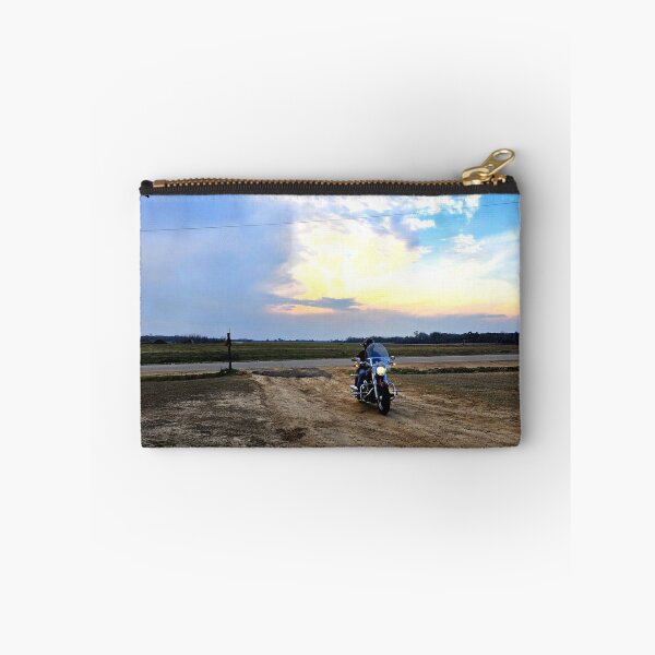 Item preview, Motorcyclist Approaching at Sunset designed and sold by Stacey's unpromised.