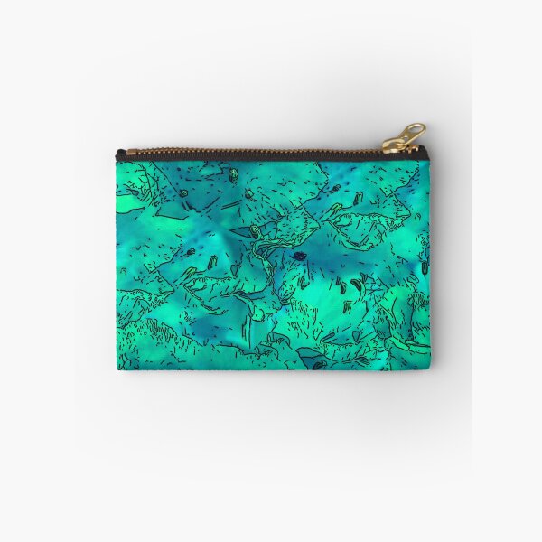 Item preview, Blue and Turquoise Azalea Pattern, Abstract designed and sold by Brightside-art.