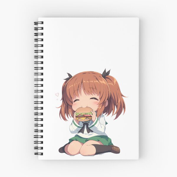 Item preview, Nishizumi Miho Girls und Panzer Chibi Burger Anime Girl Cheer designed and sold by Dashsopaner.