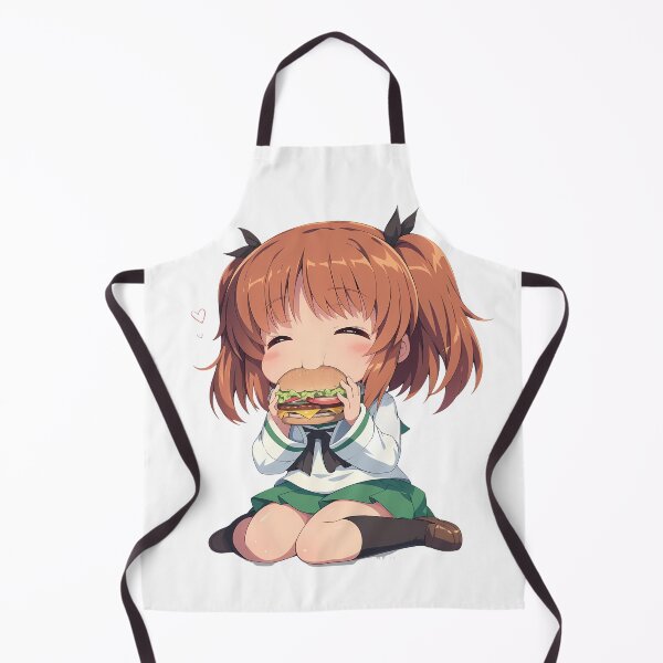 Item preview, Nishizumi Miho Girls und Panzer Chibi Burger Anime Girl Cheer designed and sold by Dashsopaner.