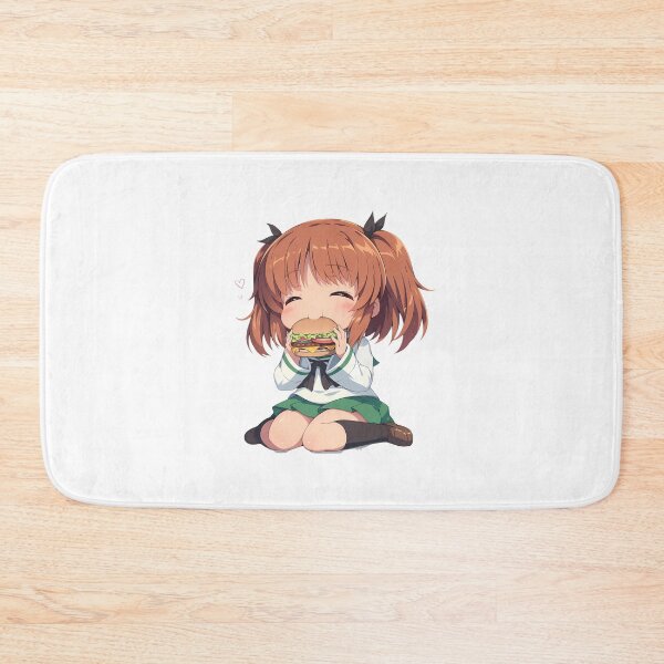 Item preview, Nishizumi Miho Girls und Panzer Chibi Burger Anime Girl Cheer designed and sold by Dashsopaner.