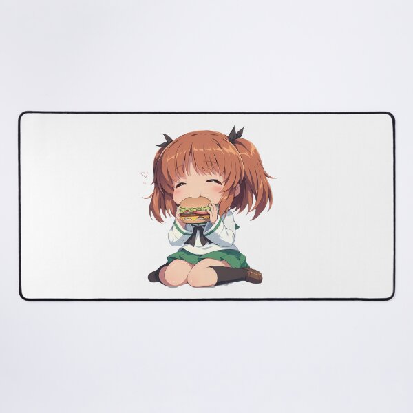 Item preview, Nishizumi Miho Girls und Panzer Chibi Burger Anime Girl Cheer designed and sold by Dashsopaner.