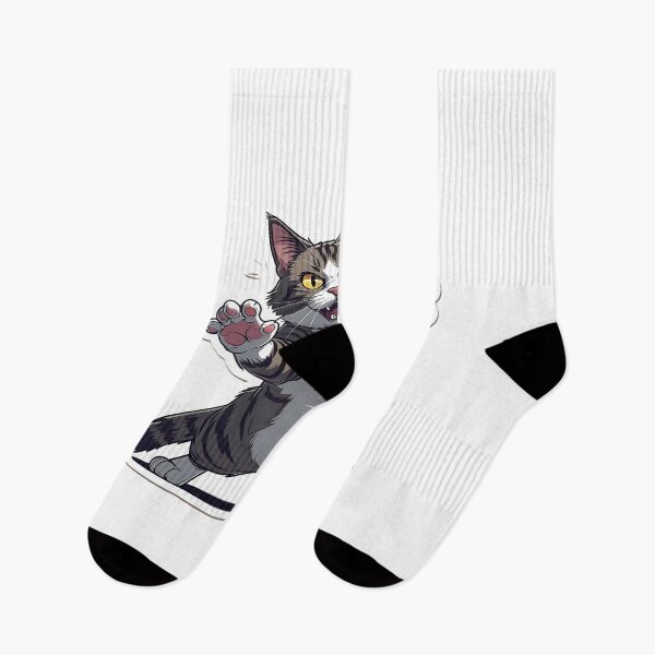 Item preview, Shocked Kitty | Funny Cat Reaction Meme for Cat Lovers designed and sold by decimalades.