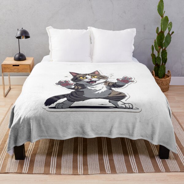 Item preview, Shocked Kitty | Funny Cat Reaction Meme for Cat Lovers designed and sold by decimalades.