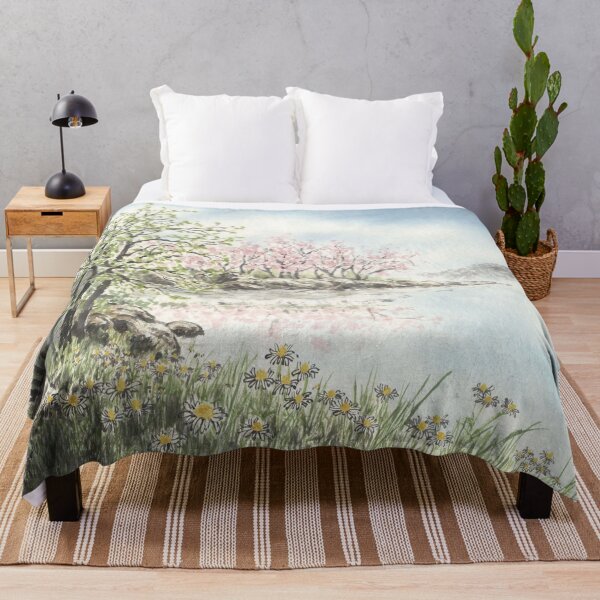 Item preview, February 14th birthday flower Chamomile Landscape designed and sold by 366birthflower.