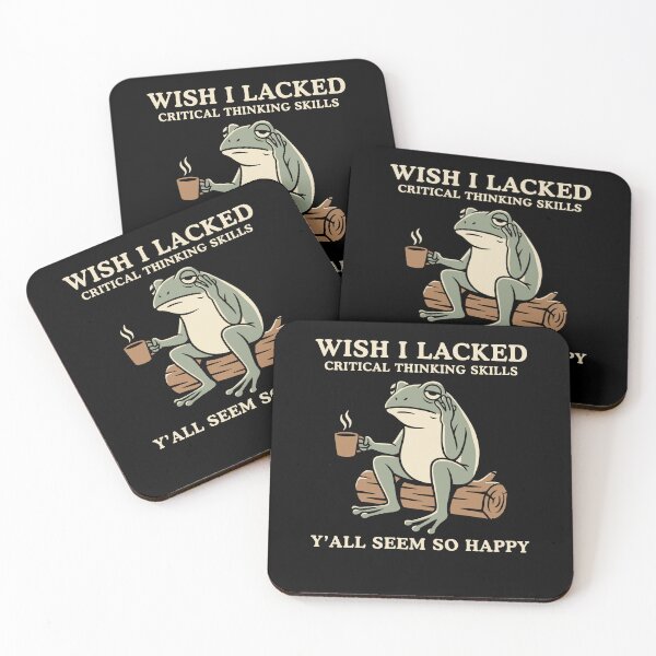 Item preview, Wish I Lacked Critical Thinking Skills Y'all Seem So Happy designed and sold by charoen-design.