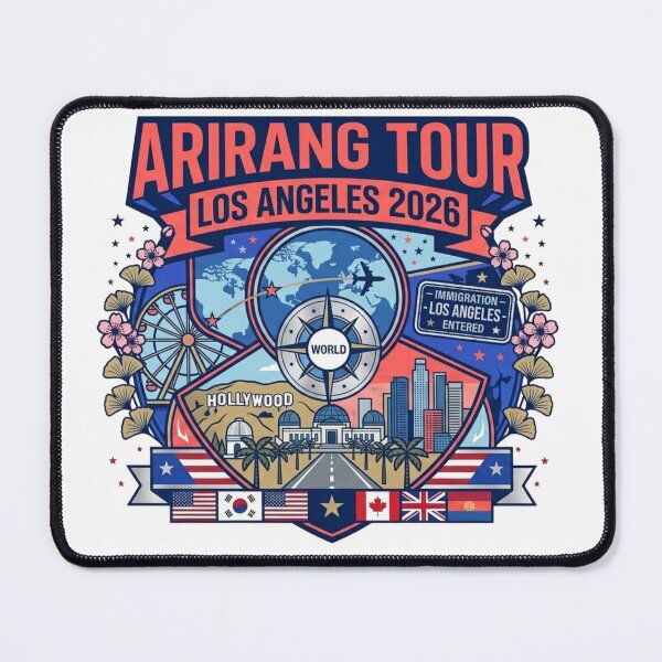 Item preview, BTS ARIRANG Tour Los Angeles 2026 Inspired LA World Tour Design designed and sold by Palette & Hue.