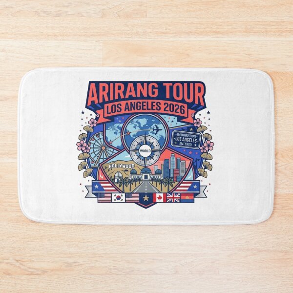 Item preview, BTS ARIRANG Tour Los Angeles 2026 Inspired LA World Tour Design designed and sold by Palette & Hue.