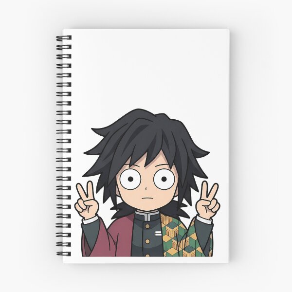 Item preview, Giyu Tomioka Demon Slayer Cute Double Peace Expression designed and sold by Dashsopaner.