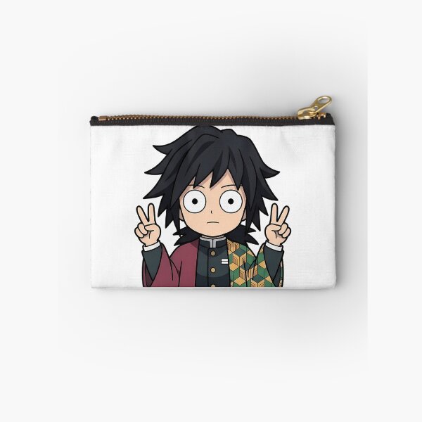 Item preview, Giyu Tomioka Demon Slayer Cute Double Peace Expression designed and sold by Dashsopaner.