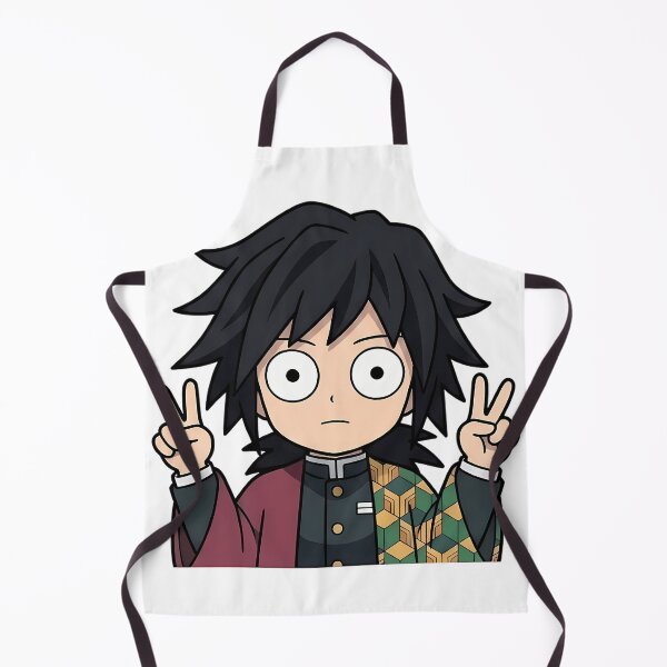 Item preview, Giyu Tomioka Demon Slayer Cute Double Peace Expression designed and sold by Dashsopaner.