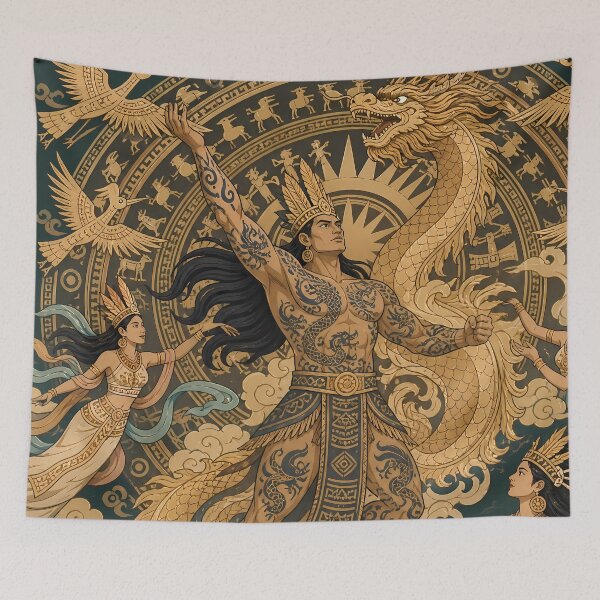 Item preview, Vietnamese Mythological Legend: Dragon Lord and Fairy Princess #2 designed and sold by Rising Drake.