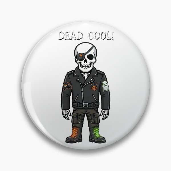 Item preview, Dead Cool Skeleton Biker | Halloween designed and sold by GuildedWordGraphics.