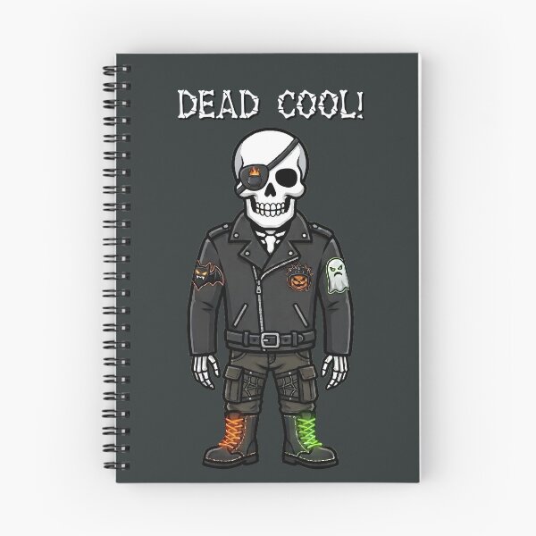 Item preview, Dead Cool Skeleton Biker | Halloween designed and sold by GuildedWordGraphics.
