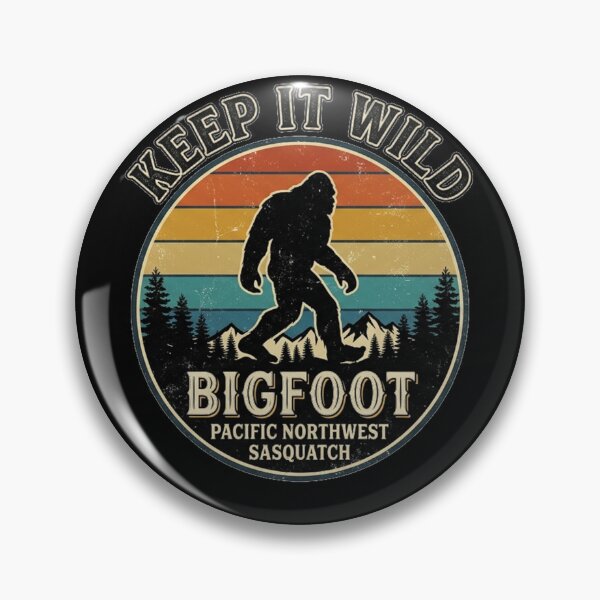 Item preview, Bigfoot Retro Distressed Cryptid Design designed and sold by chris-ellis-art.