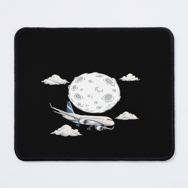 Item preview, Airplane Under the Moon – Night Flight Aviation Design designed and sold by Luna Haven.