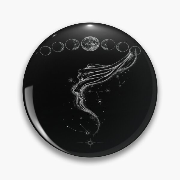Item preview, Moon Phases Flow – Elegant Celestial Constellation Design designed and sold by Midnight Veil Designs.