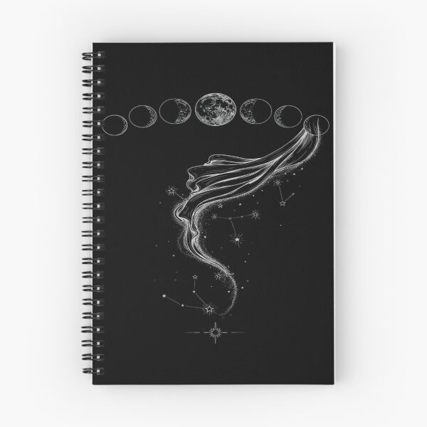 Item preview, Moon Phases Flow – Elegant Celestial Constellation Design designed and sold by Midnight Veil Designs.