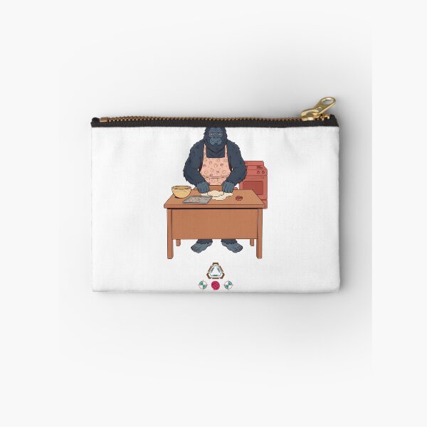 Item preview, Cozy Sasquatch Baking Fresh Cookies in Cute Apron designed and sold by Whimsy Trail Co.