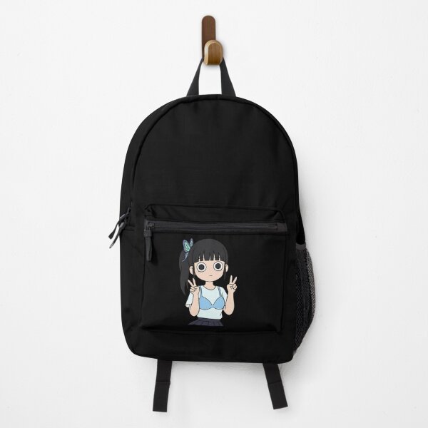 Item preview, Kanao Tsuyuri Demon Slayer Casual Blue Peace Pose designed and sold by Dashsopaner.