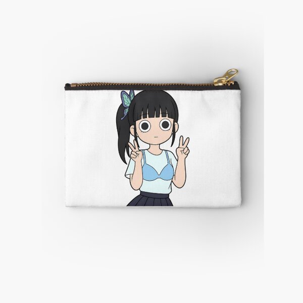 Item preview, Kanao Tsuyuri Demon Slayer Casual Blue Peace Pose designed and sold by Dashsopaner.