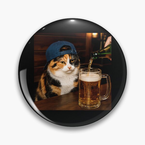 Item preview, Cat Beer Y2k Vintage 90s Funny Meme designed and sold by charoen-design.