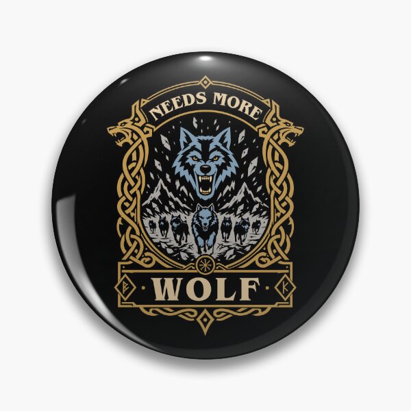 Item preview, Needs More Wolf Wargaming designed and sold by pixeptional.