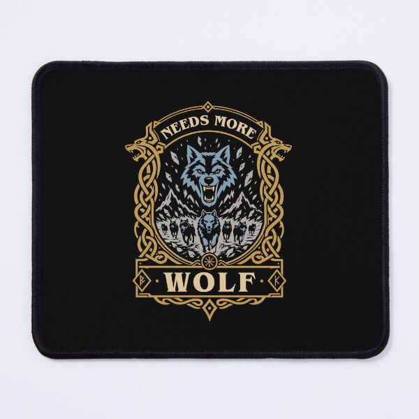 Item preview, Needs More Wolf Wargaming designed and sold by pixeptional.