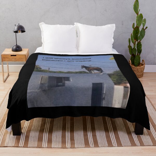 Item preview, I Will Succeed Because I Am Insane Horse Meme designed and sold by charoen-design.