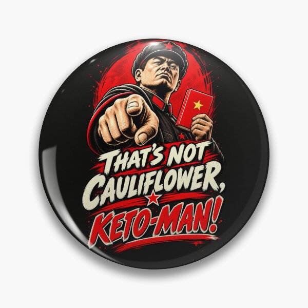 Item preview, That’s Not Cauliflower, Keto-Man! — The Carb Commissar Knows designed and sold by Sanctum Icons.