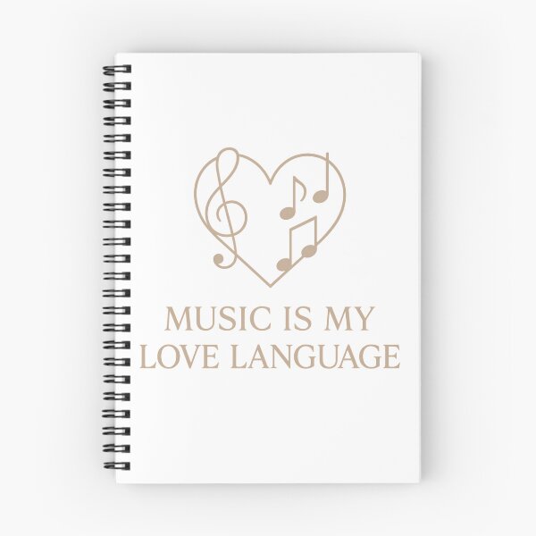 Item preview, Music Is My Love Language – Musical Heart Design for Music Lovers designed and sold by SoulThread Studio.